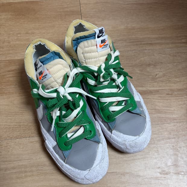 나이키 × 사카이 블레이저 로우 클래식 그린 / 265mm