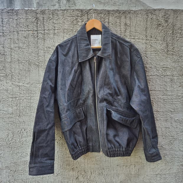 Code:graphy 블랙 데님 자켓