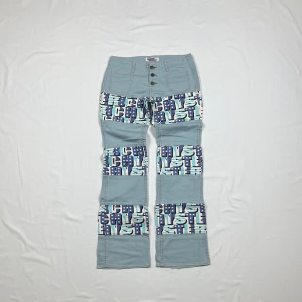 90‘s 히스테릭글래머 레터링 부츠컷 팬츠 바지