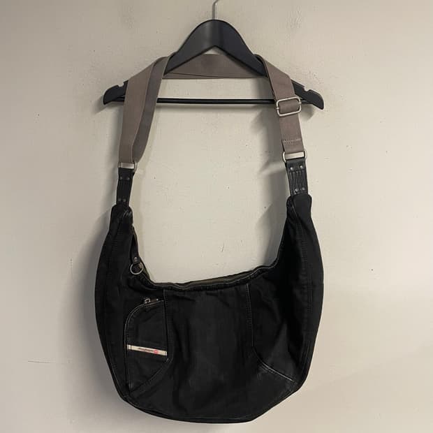 DIESEL denim shoulder bag 