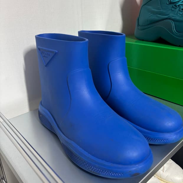 Prada rain boots