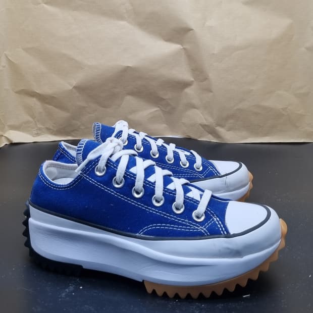 컨버스 런스타 하이크 블루 로우 스니커즈 230