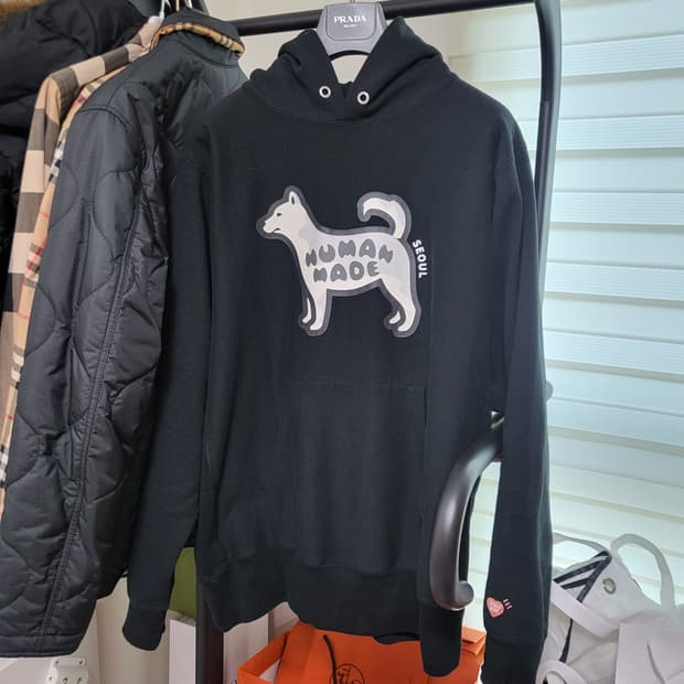 26SS 휴먼메이드 애니멀 진돗개 후드티 XXL