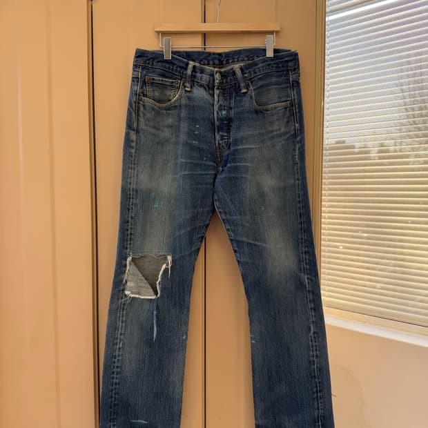 리바이스 501 vtg 데님