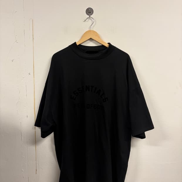 XXL) 피어오브갓 에센셜 블랙 티 T415
