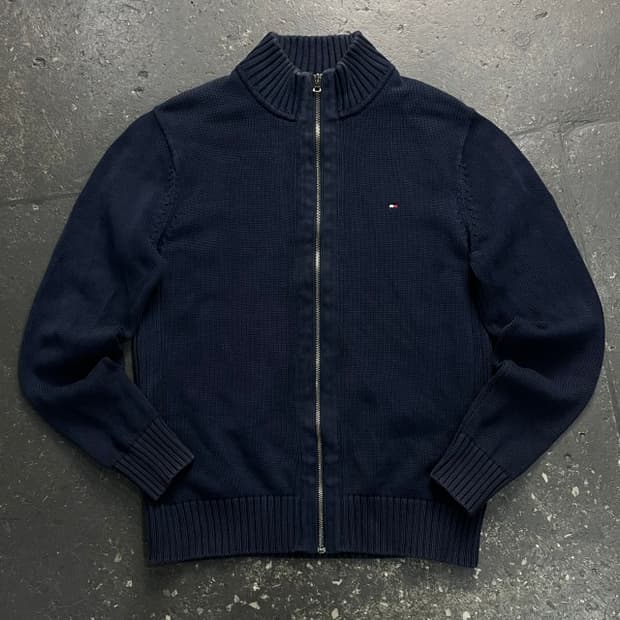 100 타미힐피거 니트집업
