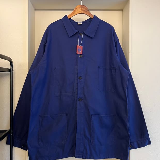 (DEADSTOCK)OLD VINTAGE BIG SIZE 프렌치워크자켓