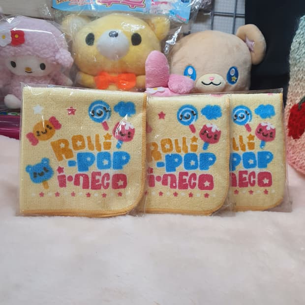 미개봉/개별 고전 아이네꼬 미니 손수건 빈티지 와와 109 아이네코 타월