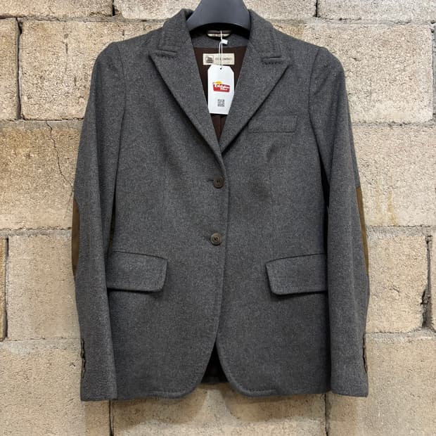 콜롬보 엘보우 패치 테일러드 블레이저