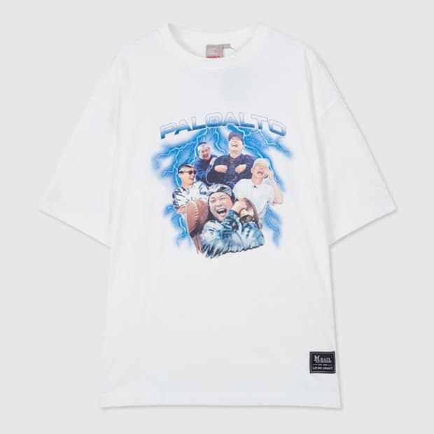 [HI-LITE] 팔로알토 웃음벨 티셔츠(WHITE) M사이즈