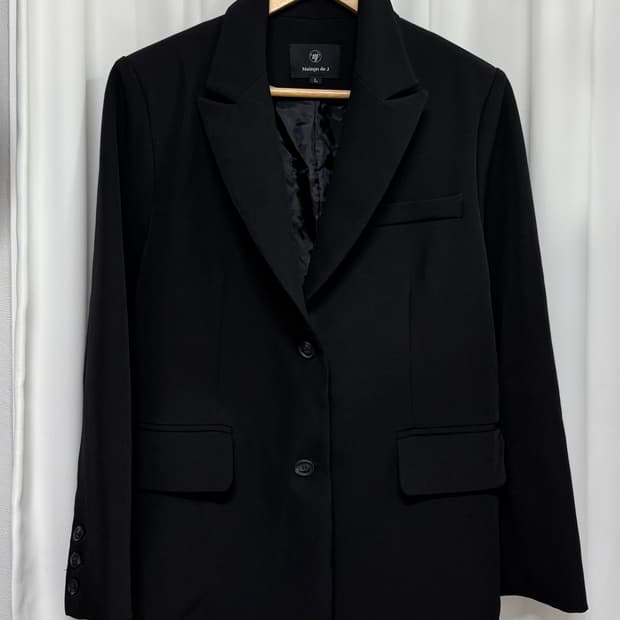 메종드제이 블랙 블레이져 자켓 L