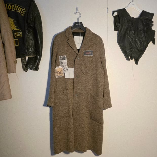 Song for the mute 23.2 tweed raglan coat