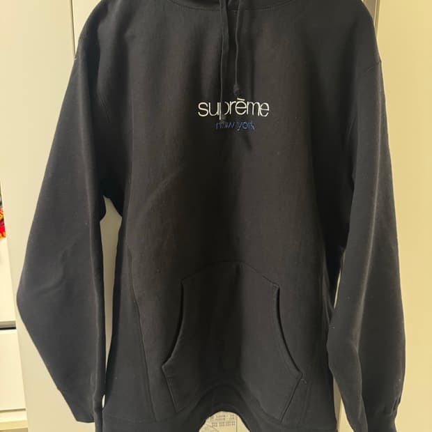 슈프림 크롬로고 후드티셔츠 XL