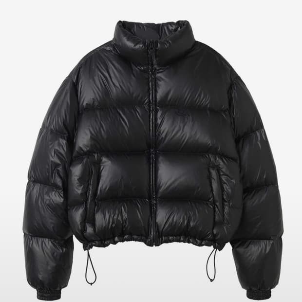 스컬프터 104 RDS Cropped Puffer Down Black