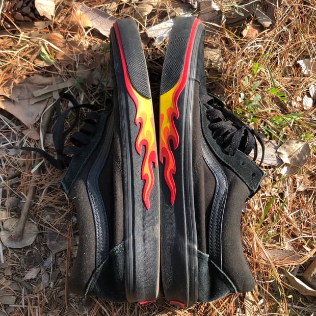 반스 올드스쿨 플레임