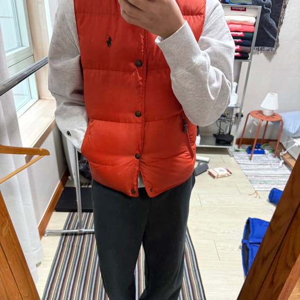 폴로 리버시블 패딩 베스트