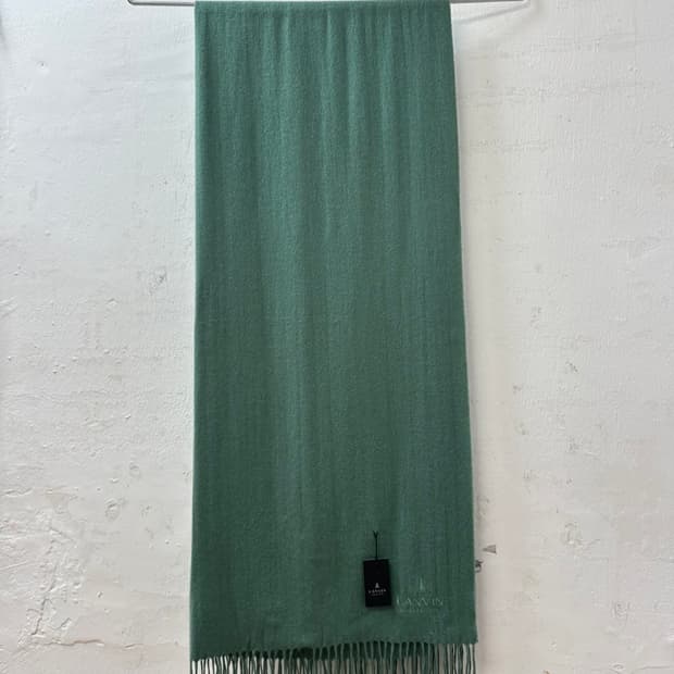 택있는새상품 LANVIN 랑방 캐시미어 100% 숄 머플러