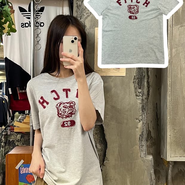 아베크롬비 반팔티 그레이 XL #csz597