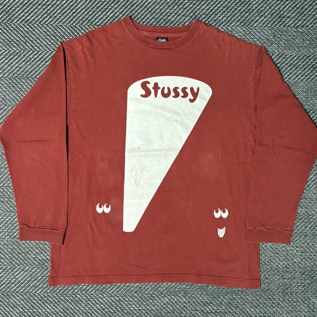 L) 00's stussy long sleeve