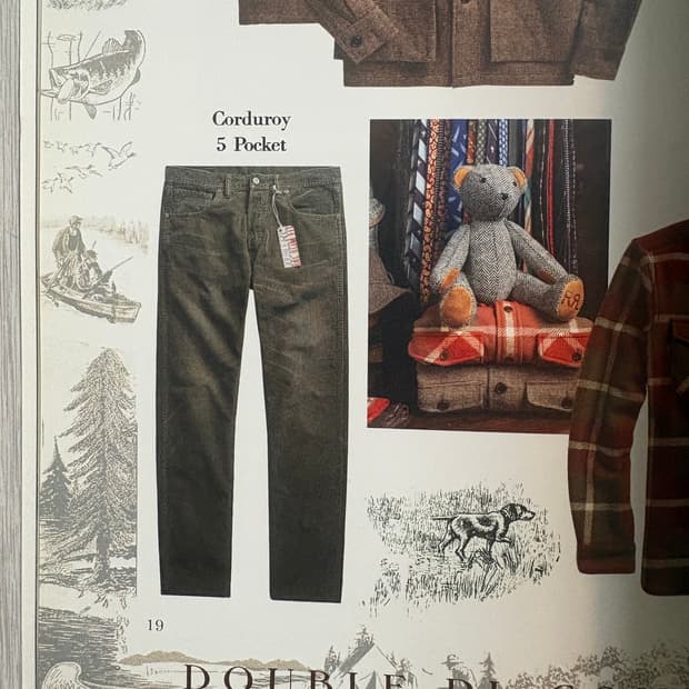 RRL 더블알엘 코듀로이 5-포켓 팬츠