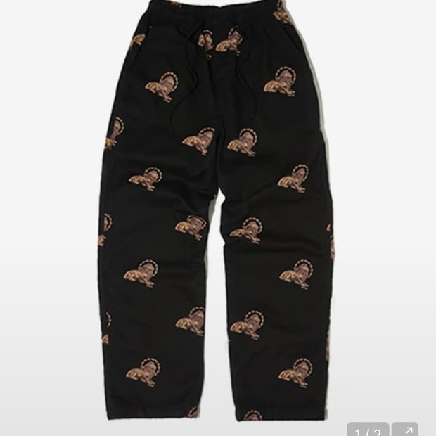 위캔더스 킹 팬츠 블랙 M