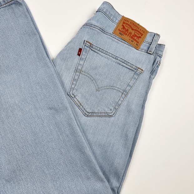 리바이스 502 오리지널 연청 데님 팬츠 (32인치)