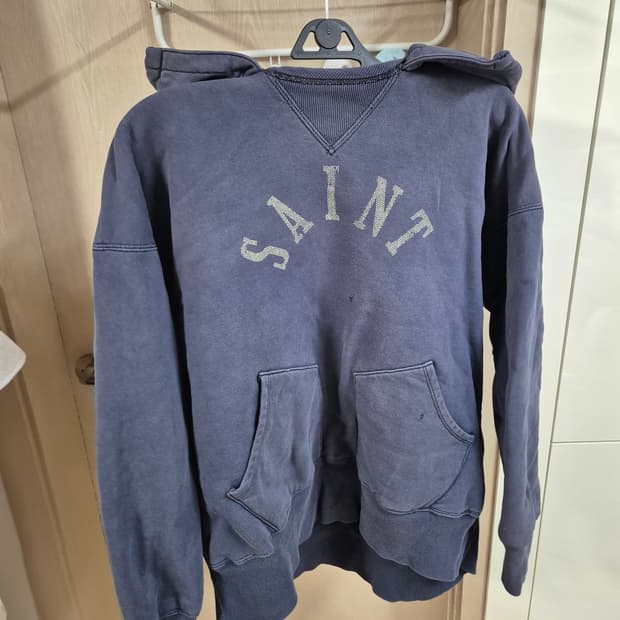 세인트 미카엘 23fw 더블페이스 후드