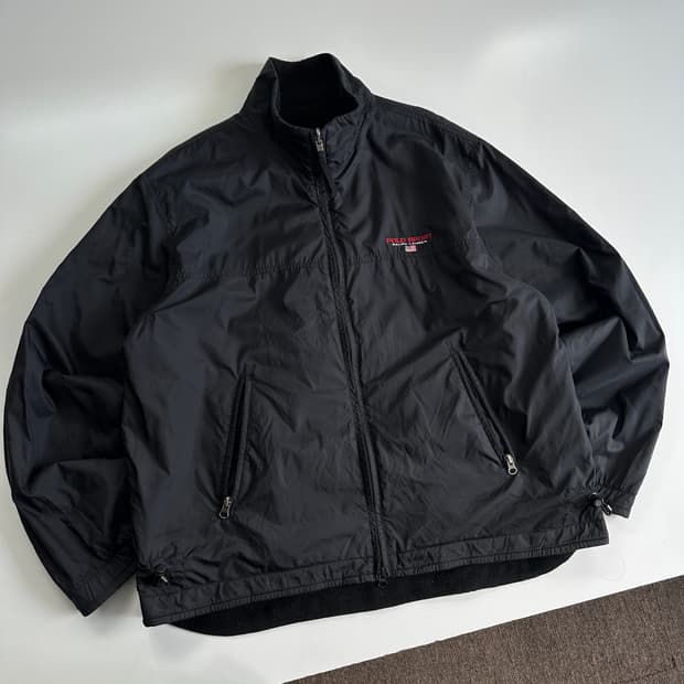 Polo Sport 폴로 스포츠 90‘s 블랙 플리스 우븐 리버시블 자켓
