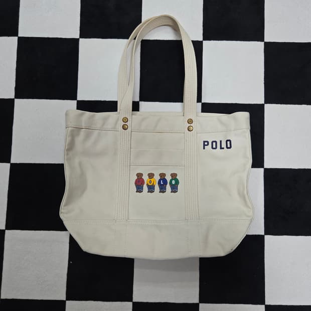 OS 폴로랄프로렌 폴로베어 토트백 폴로가방