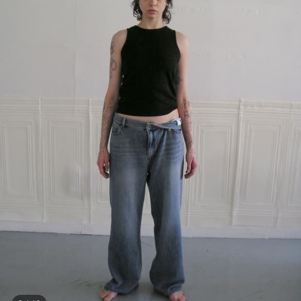 애옹쓰 2025 ss 데님 팬츠 1사이즈