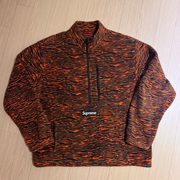 슈프림 폴라텍 하프집업