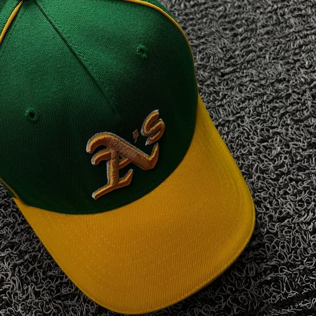 MLB 오클랜드 애슬래틱스 올드스쿨 베이스볼 캡 480
