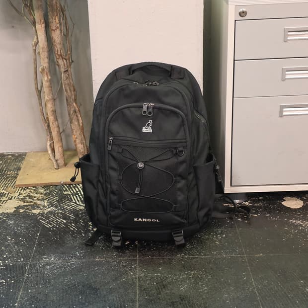 캉골 블랙 백팩 