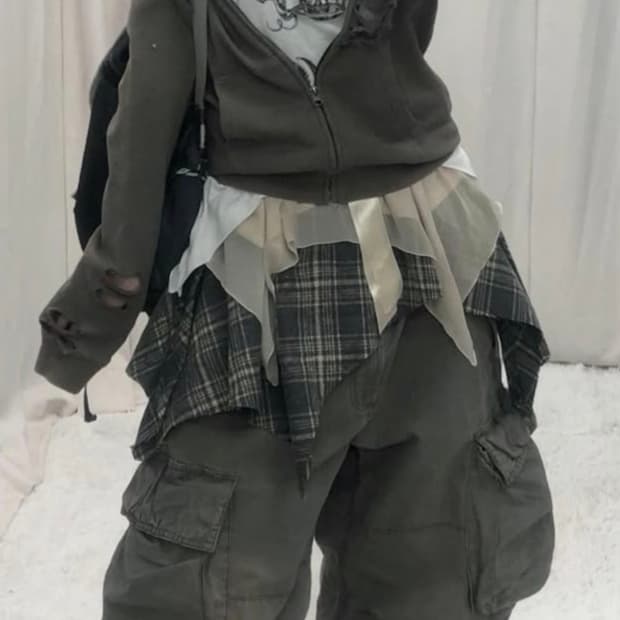 Y2k 선가든 개대장 와투케 그런지 상의셋