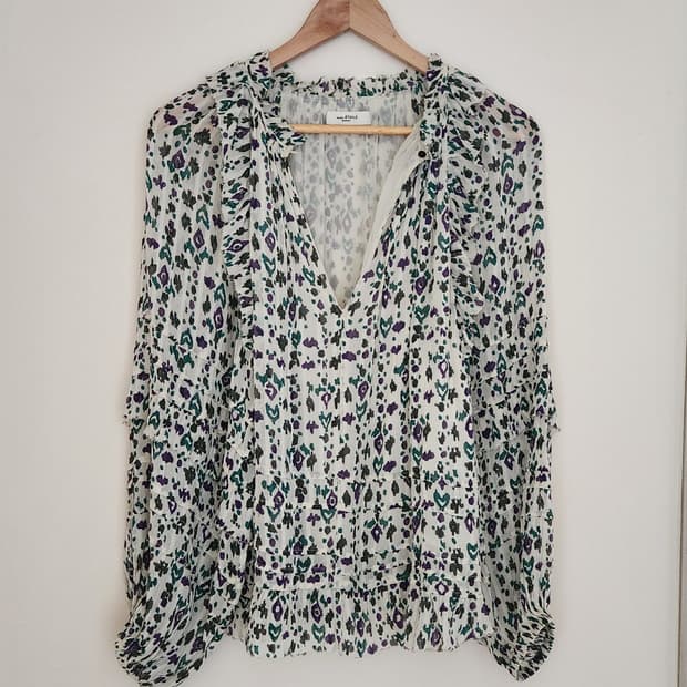 이자벨마랑 에뚜왈 패턴 블라우스 (36)