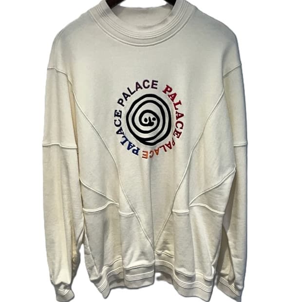 Palace 서클 로고 패치워크 맨투맨