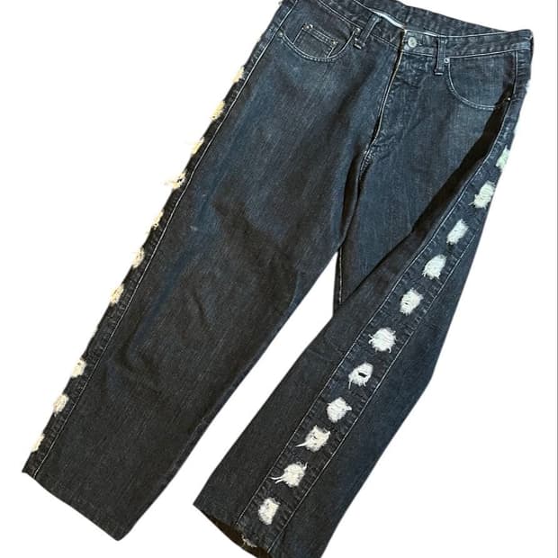 Bernhard Willhelm Distressed Trousers 