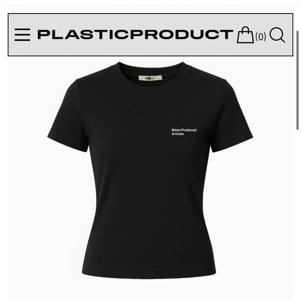 Plastic product 여성반팔s