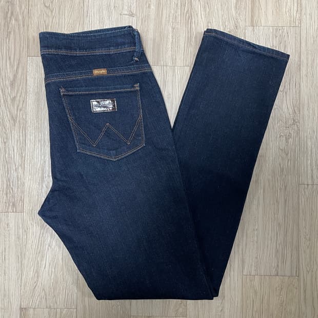 31) 랭글러 재팬 슬림핏 진청 데님팬츠