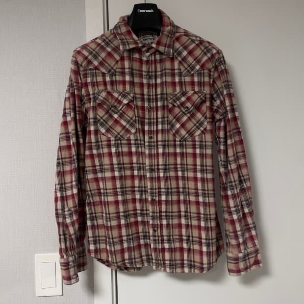 스미스 아메리칸 레드 웨스턴 체크셔츠(랭글러, 리, 리바이스, rrl)