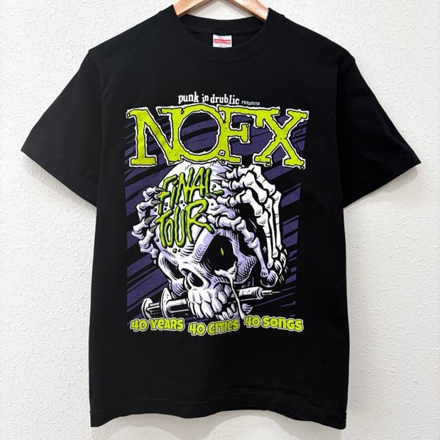 NOFX 2024 파이널투어 밴드 티셔츠