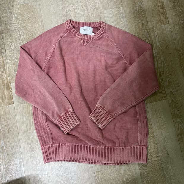 아웃스탠딩 REVERSE DYING KNIT