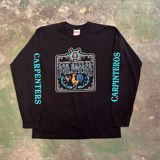 [L] 베이사이드 USA 카펜터 유니온 롱슬리브 빈티지 티셔츠