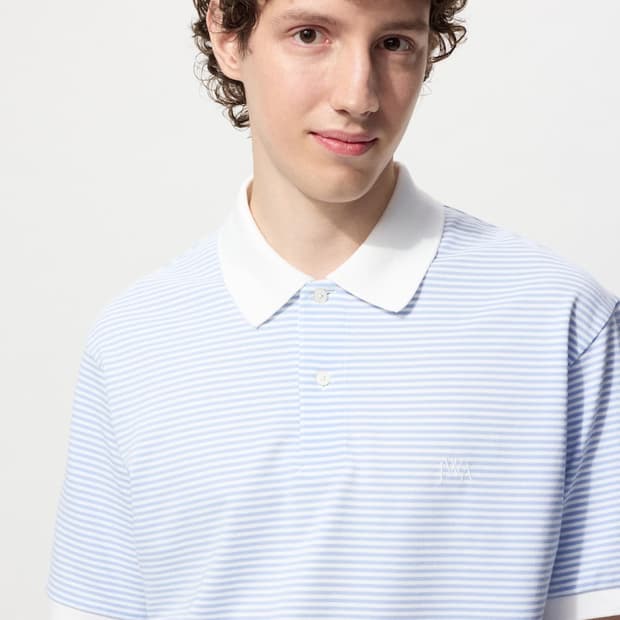 2장 새상품외 유니클로 x JW앤더슨 드라이 피케 폴로 반팔L 블루, 네