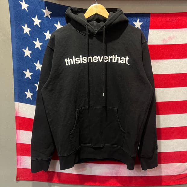 디네댓 블랙 후드티