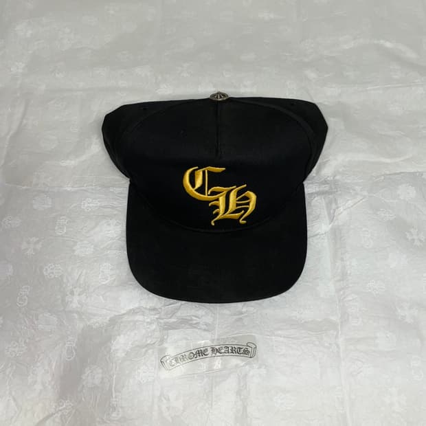 [Free] 크롬하츠 CH 베이스볼햇 블랙 옐로우