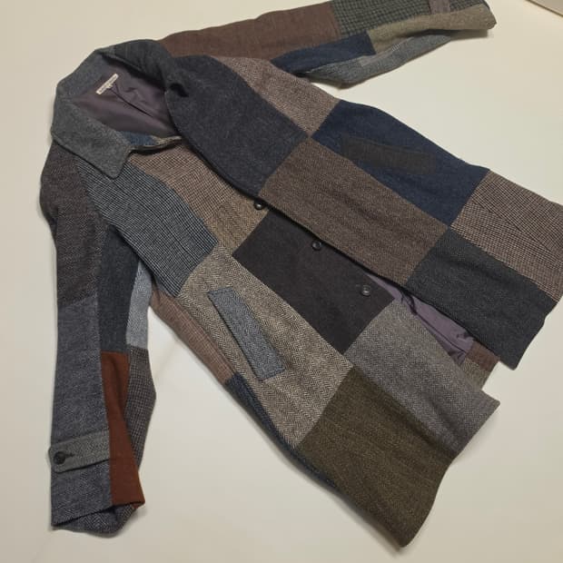  Rebuild by needles 해리스 트위드 코트 / m사이즈