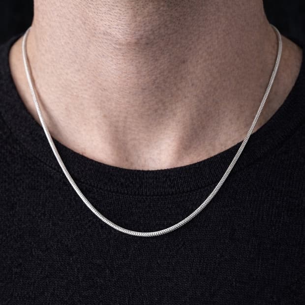 슬림 체인목걸이 남자목걸이