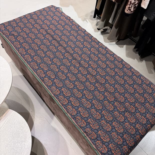 (정품/새상품) Drake's 드레익스 울 실크 페이즐리 스카프