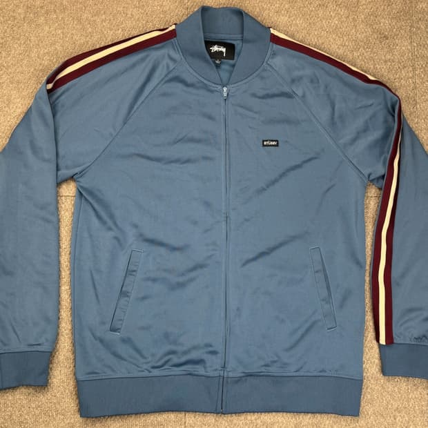 스투시 풀집 폴리 트렉 재킷